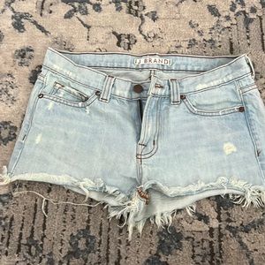 J brand low/mid rise shorts